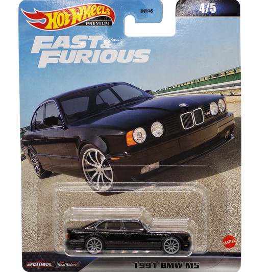 HotWheels Premium | Fast & Furious | 1991 BMW M5 | Case HNW46 979D