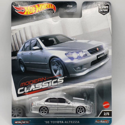 HotWheels Premium | Modern Classics | '98 Toyota Altezza | Case FPY86 959E