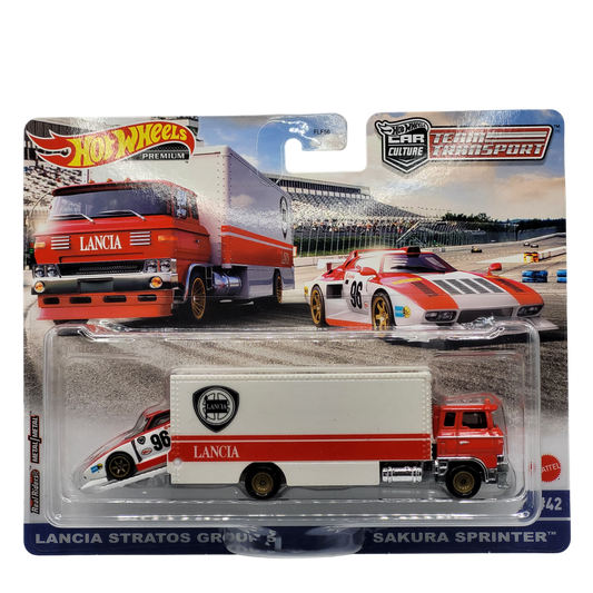 HotWheels Team Transport | Lancia Stratos Group 5 & Sakura Sprinter #42 | FLF56