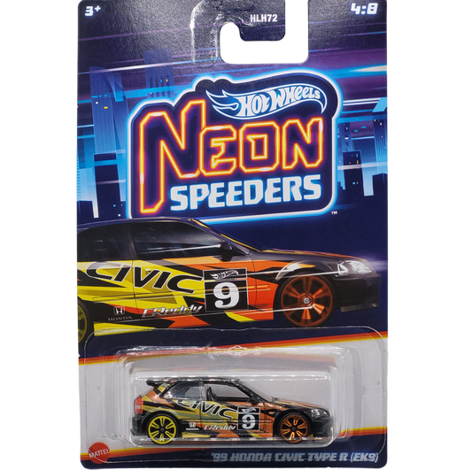 HotWheels | Neon SPEEDERS | '99 Honda Civic Type R (EK9) | HLH76