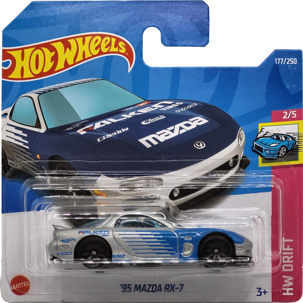 HotWheels | '95 Mazda RX-7 | HW DRIFT | 177/250 | 2022