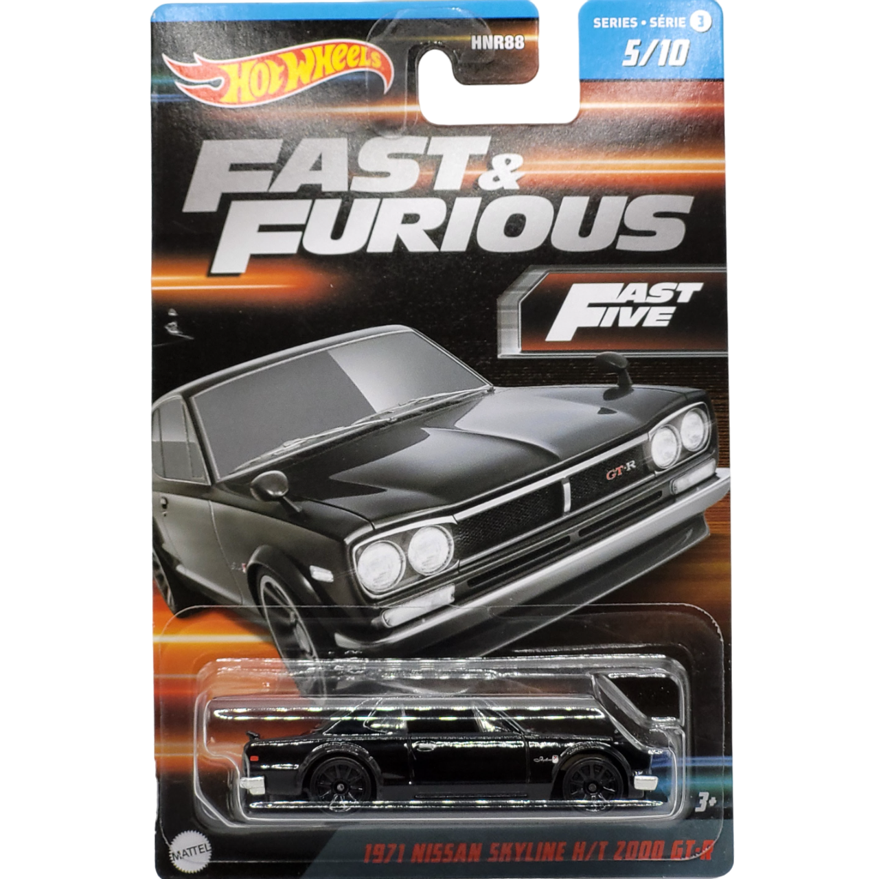 HotWheels | Fast & Furious | 1971 Nissan Skyline H/T 2000 GT-R | HNR88 | HNT15