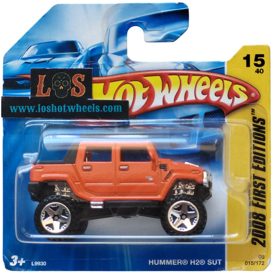 [AUCTION - Free Shipping!] Hot Wheels 1:64 Hummer H2 SUT – 2008 First Editions 015/172 L9930