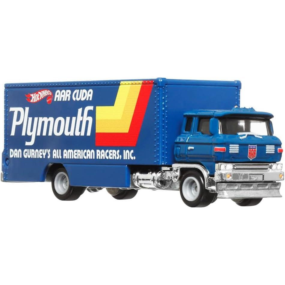 Hot Wheels '70 Plymouth AAR Cuda & Sakura Sprinter – Team Transport #63 HRV38 FLF56