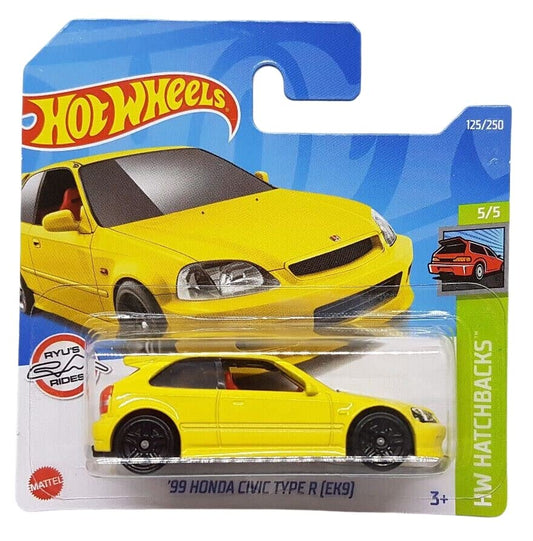 HotWheels | '99 HONDA CIVIC TYPE R (EK9) | HW HATCHBACKS | 125/250 | 2022 | SHORT CARD