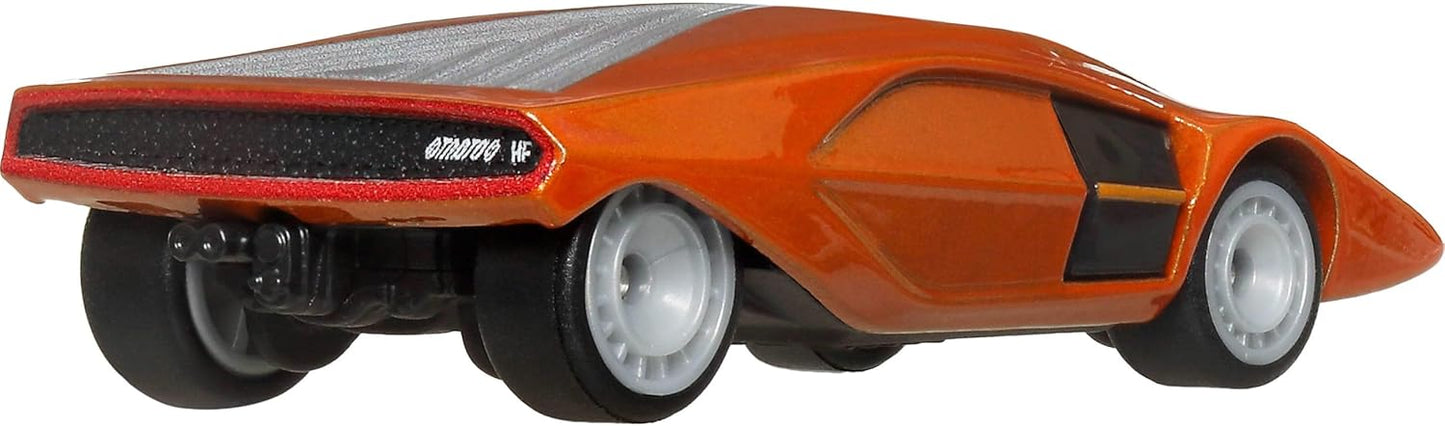 Hot Wheels 1:64 Lancia Stratos Zero – Hammer Drop HRV77 FPY86 Die-Cast Model