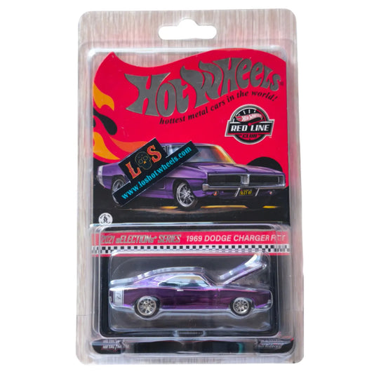 [**ENDED** AUCTION - Free Shipping!] Hot Wheels 1969 Dodge Charger R/T – 2021 RLC Selections – Spectraflame Purple – METAL/METAL – Opening Hood