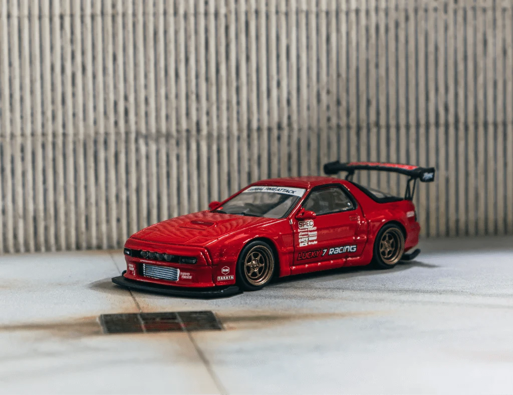 Tarmac Works 1/64 Pandem Mazda RX-7 FC3S Red Die-Cast – ROAD64