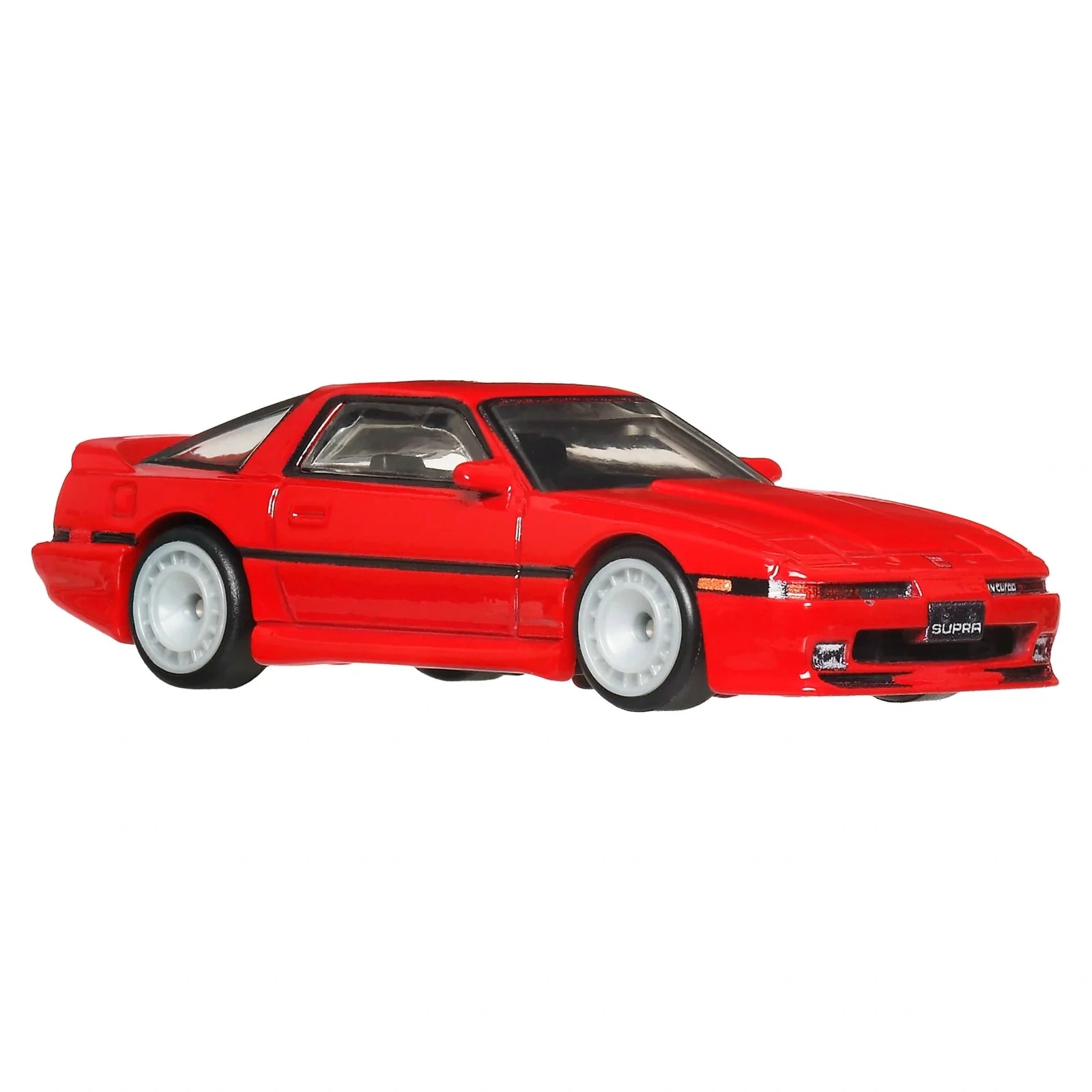 Hot Wheels 1:64 Premium Car Culture Ronin Run II ’89 Toyota Supra JBK90 die-cast vehicle with Real Riders tires and Metal/Metal construction.