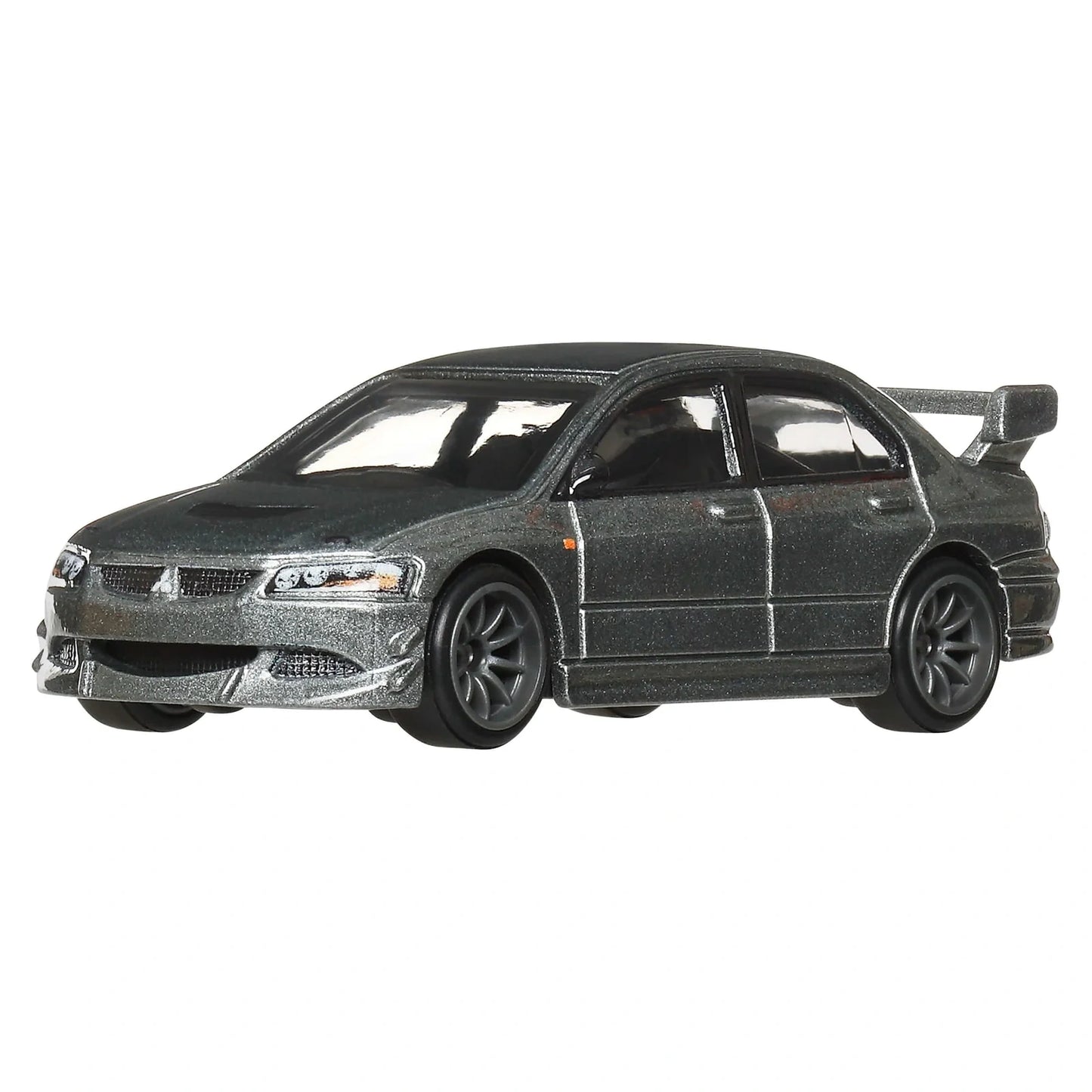 Hot Wheels 1:64 Premium Car Culture Ronin Run II Mitsubishi Lancer Evolution IX JBK86 die-cast vehicle with Real Riders wheels and Metal/Metal construction.