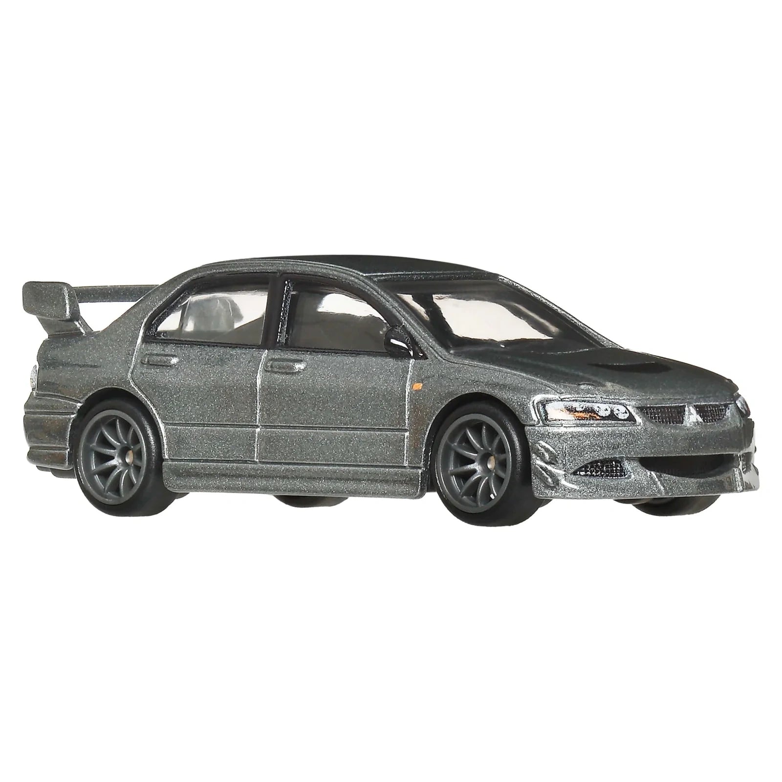 Hot Wheels 1:64 Premium Car Culture Ronin Run II Mitsubishi Lancer Evolution IX JBK86 die-cast vehicle with Real Riders wheels and Metal/Metal construction.