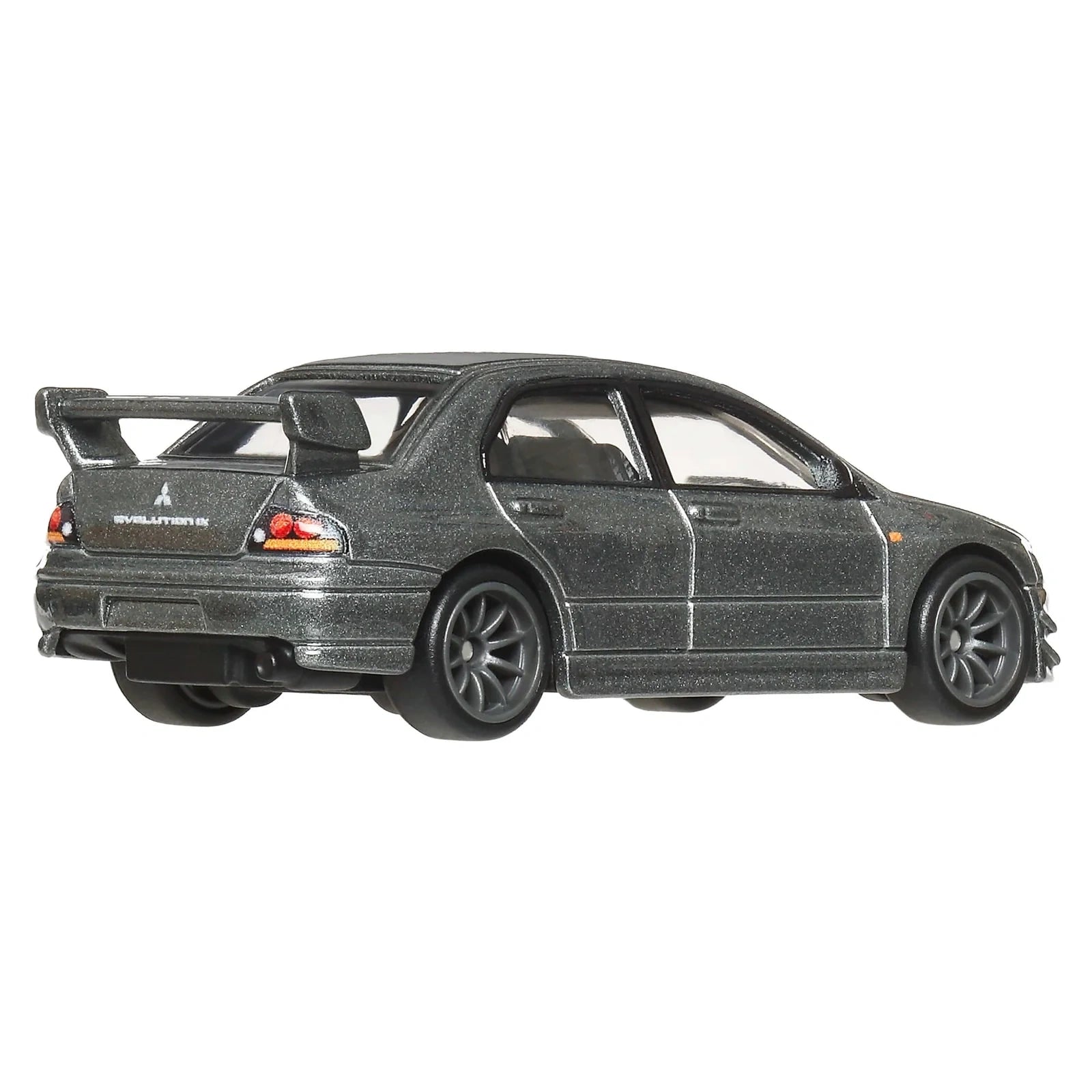 Hot Wheels 1:64 Premium Car Culture Ronin Run II Mitsubishi Lancer Evolution IX JBK86 die-cast vehicle with Real Riders wheels and Metal/Metal construction.