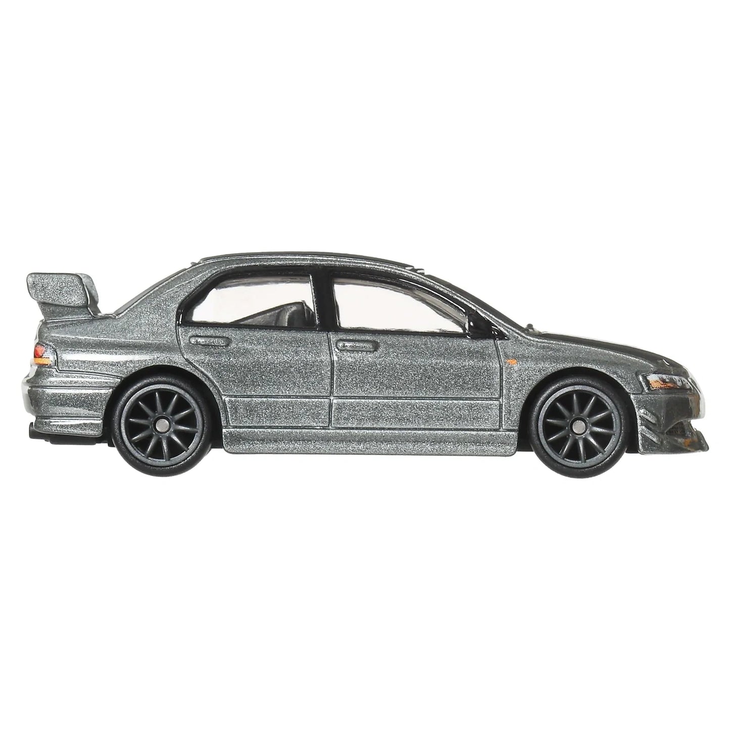 Hot Wheels 1:64 Premium Car Culture Ronin Run II Mitsubishi Lancer Evolution IX JBK86 die-cast vehicle with Real Riders wheels and Metal/Metal construction.