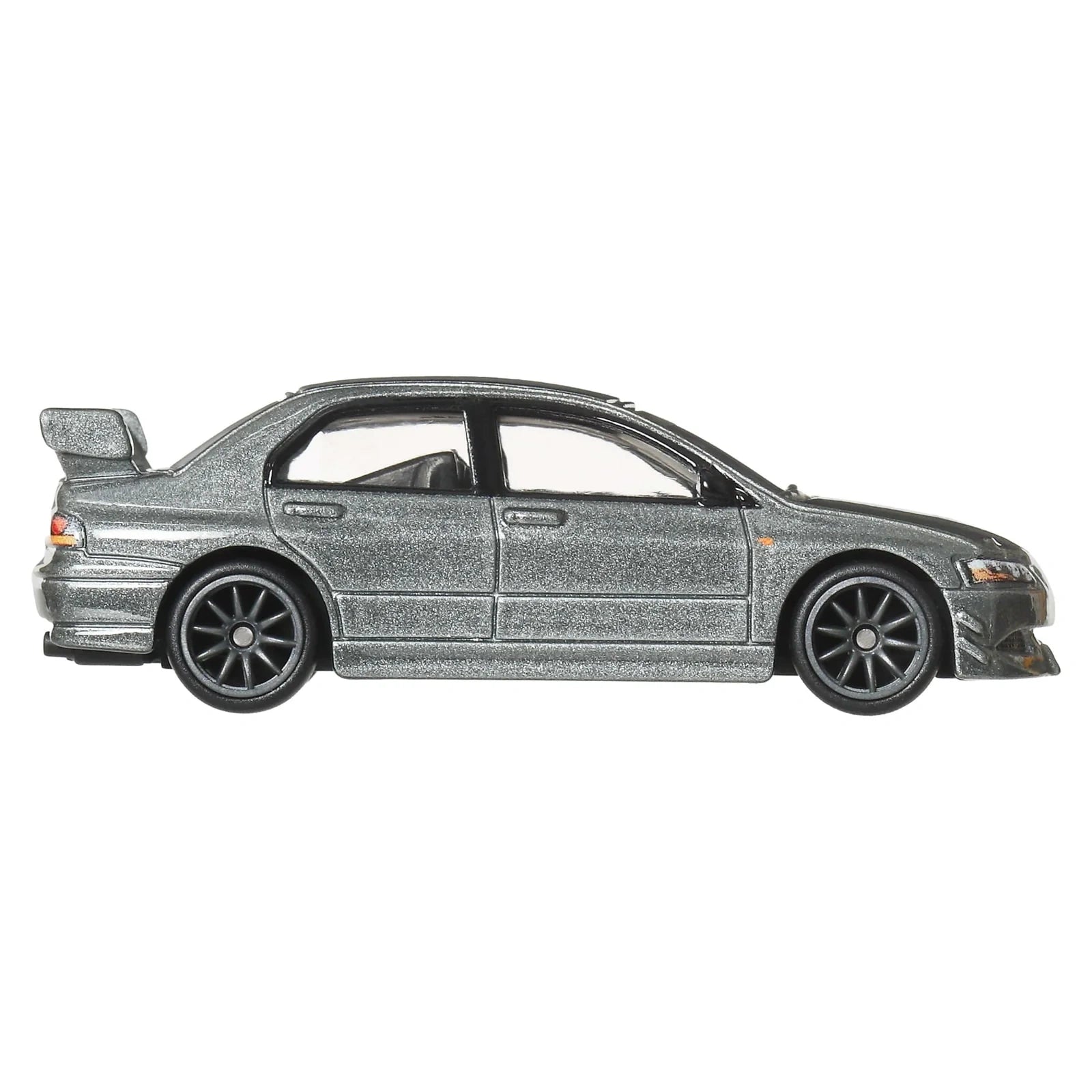 Hot Wheels 1:64 Premium Car Culture Ronin Run II Mitsubishi Lancer Evolution IX JBK86 die-cast vehicle with Real Riders wheels and Metal/Metal construction.