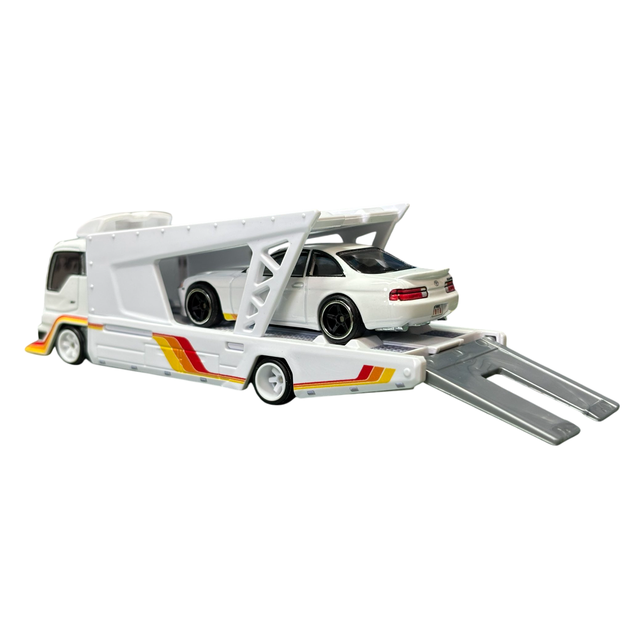 Hot Wheels Toyota Soarer & Kousoku Hauler – Team Transport #79 JBM32 FLF56