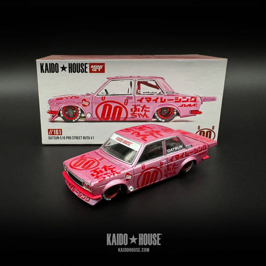 Kaido House x MiniGT 1:64 Datsun 510 Pro Street – Buta V1 KHMG164