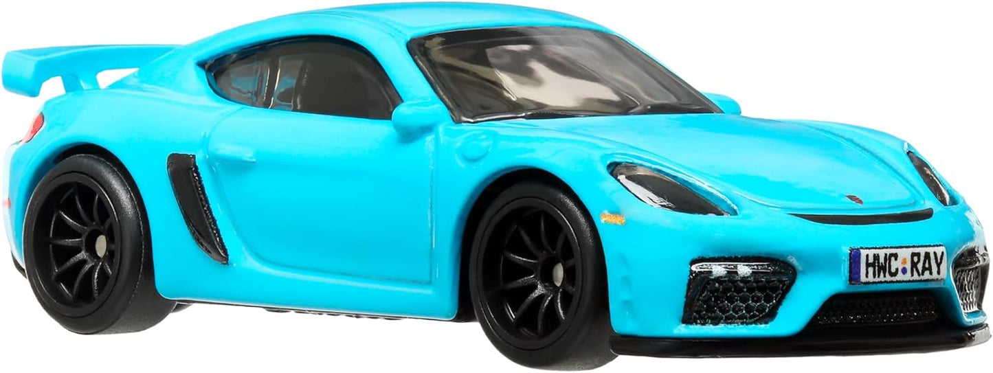 Hot Wheels 1:64 Porsche 718 Cayman GT4 – Premium Boulevard #93 HRT71 GJT68 Die-Cast Model