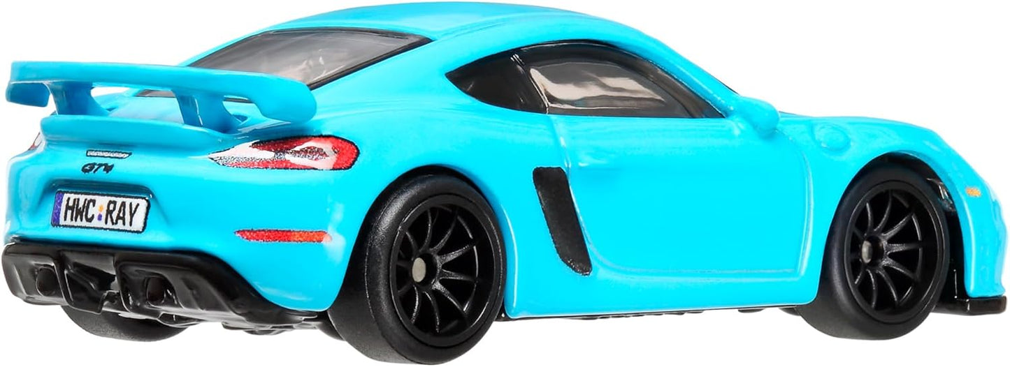 Hot Wheels 1:64 Porsche 718 Cayman GT4 – Premium Boulevard #93 HRT71 GJT68 Die-Cast Model