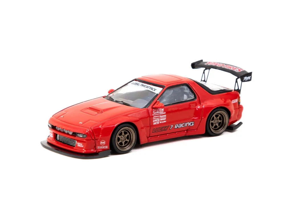 Tarmac Works 1/64 Pandem Mazda RX-7 FC3S Red die-cast model (ROAD64 series)