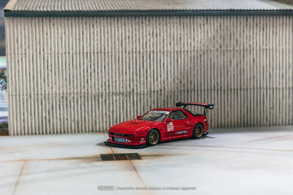 Tarmac Works 1/64 Pandem Mazda RX-7 FC3S Red die-cast model (ROAD64 series) JDM