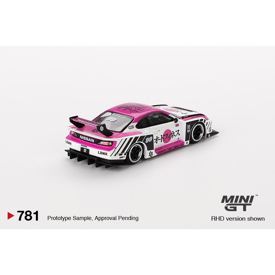 MiniGT 1:64 Nissan Silvia S15 LB-Super Silhouette Auto Finesse SEMA 2023 – #781 MGT00781