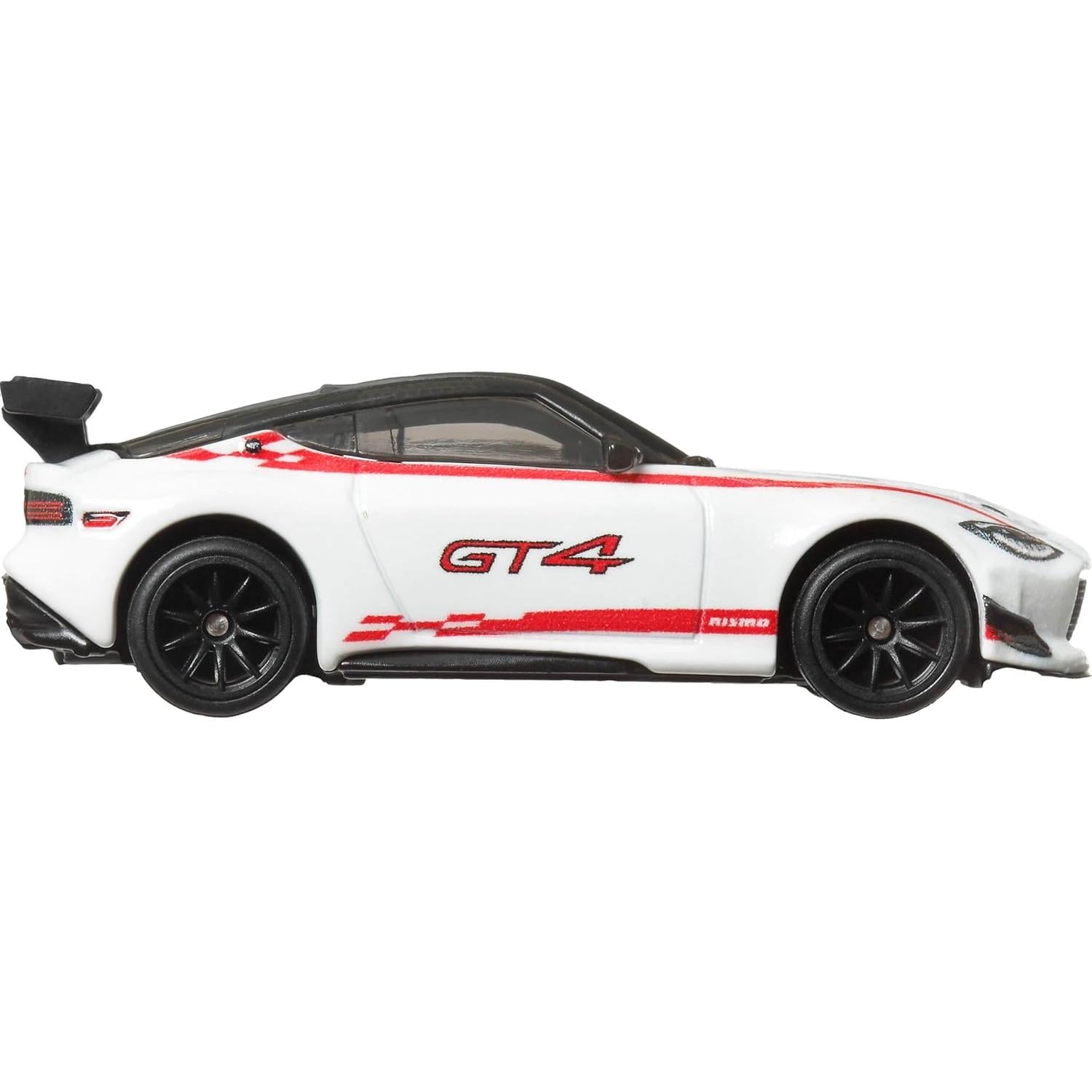 Hot Wheels 1:64 scale Car Culture Race Day die-cast model of the 2023 Nissan Z GT4 with authentic GT4 race livery.