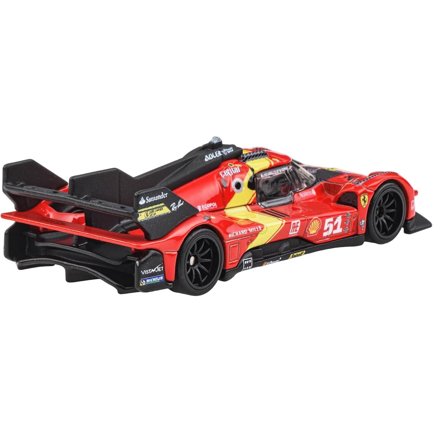 Hot Wheels 1:64 scale Ferrari 499P Circuit Legends 2024 die‑cast model with real riders wheels and detailed racing livery