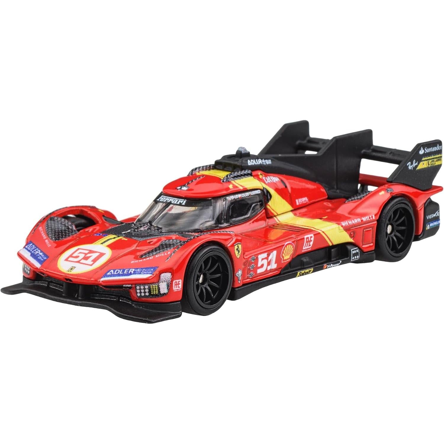 Hot Wheels 1:64 scale Ferrari 499P Circuit Legends 2024 die‑cast model with real riders wheels and detailed racing livery