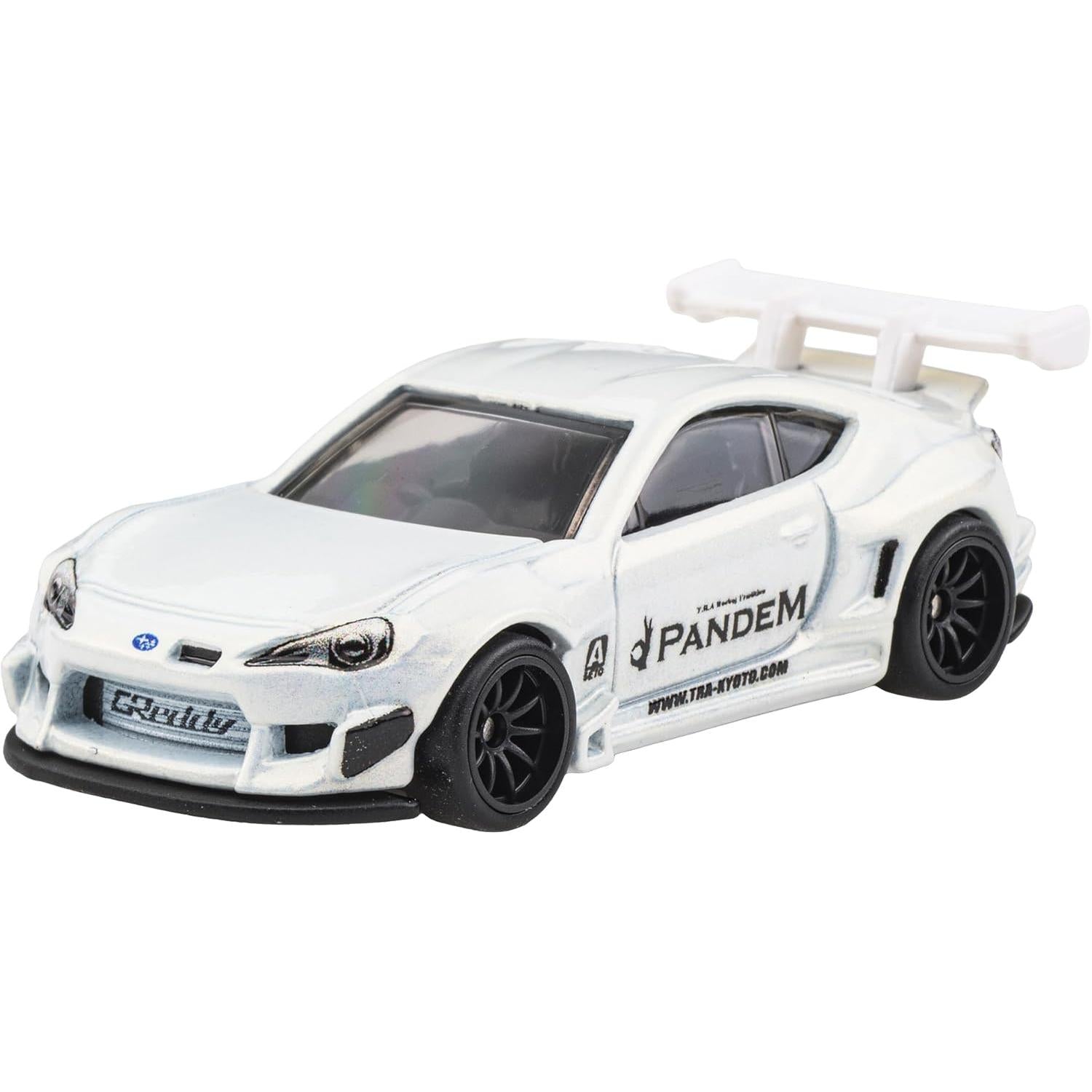 Hot Wheels 1:64 Subaru BRZ Pandem Car Culture Circuit Legends JBK64 die‑cast model with real riders wheels and widebody drift styling