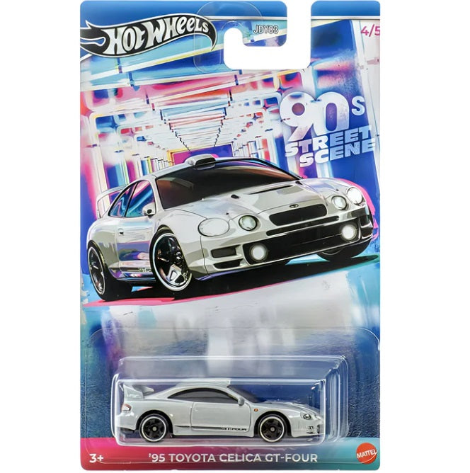 Hot Wheels '90s Street Scene '95 Toyota Celica GT-Four 1/64 die-cast model – JCB60

