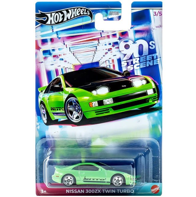 Hot Wheels '90s Street Scene Nissan 300ZX Twin Turbo 1/64 die-cast model – JCB59