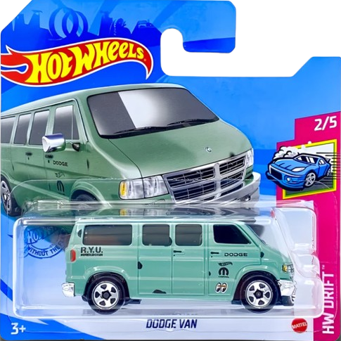 Hot Wheels 1:64 scale die-cast model of the Dodge Van MoonEyes from HW Drift 50/250 2021