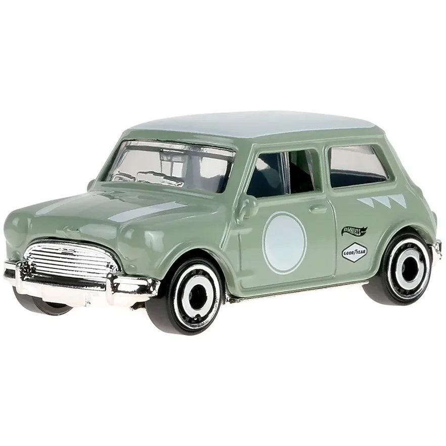 Hot Wheels 1:64 Austin Mini Cooper S Then and Now 1/10 2026 JJH38 light green Short Card die-cast model