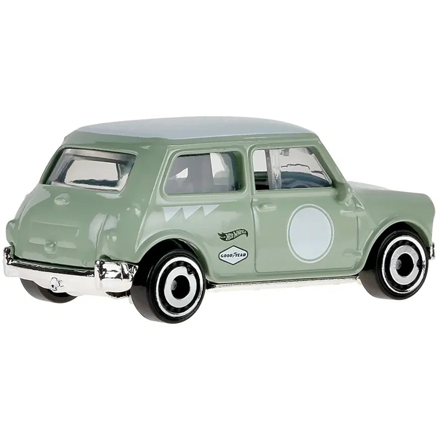Hot Wheels 1:64 Austin Mini Cooper S Then and Now 1/10 2026 JJH38 light green Short Card die-cast model