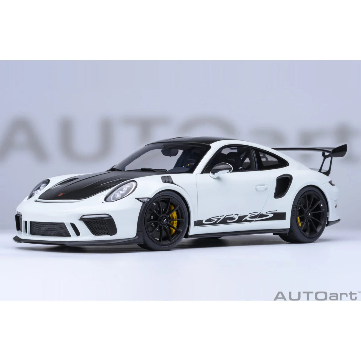 AUTOart 1:18 Porsche 911 991.2 GT3 RS Weissach Package White model car 78176