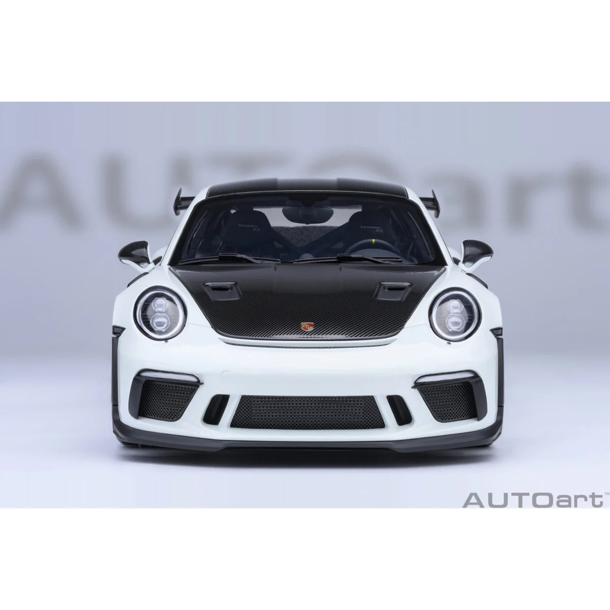 AUTOart 1:18 Porsche 911 991.2 GT3 RS Weissach Package White model car 78176