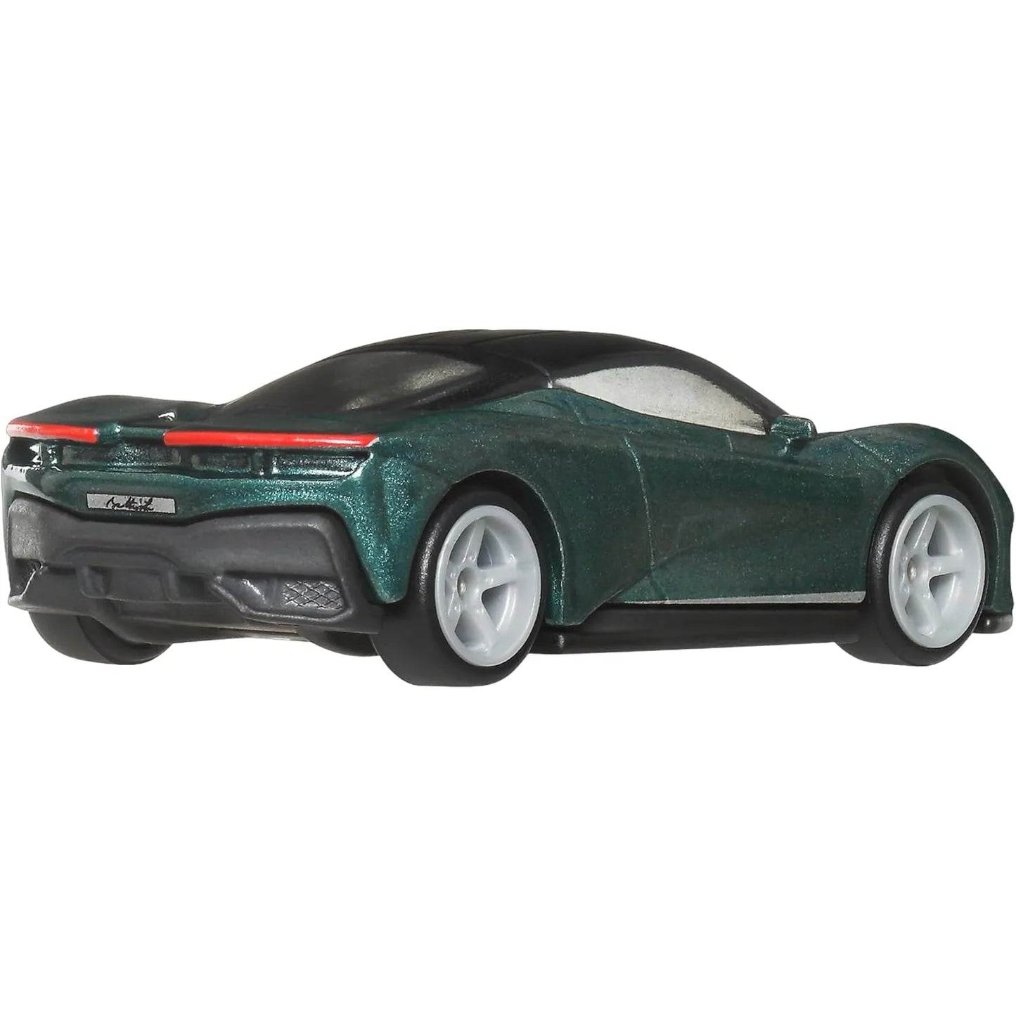 Hot Wheels Car Culture Euro Speed Automobili Pininfarina Battista die-cast with Real Riders wheels and green finish