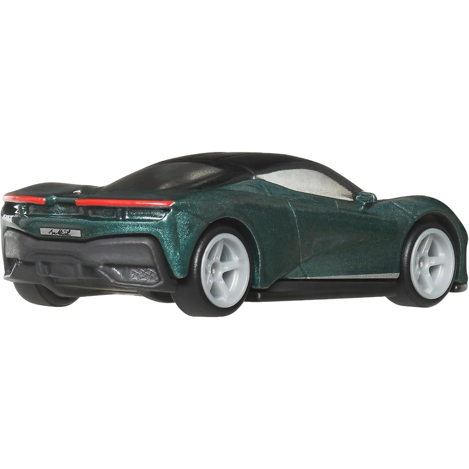 Hot Wheels Car Culture Euro Speed Automobili Pininfarina Battista die-cast with Real Riders wheels and green finish