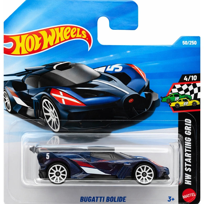 Hot Wheels 1:64 Bugatti Bolide HW Starting Grid 4/10 2026 JJJ20 Short Card die-cast model