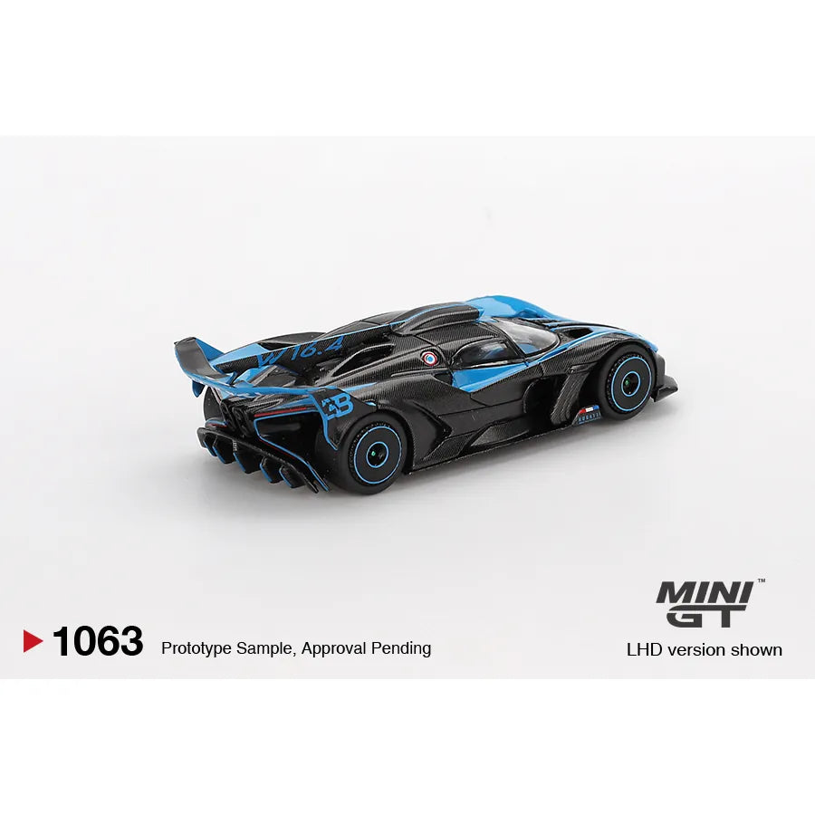Mini GT 1:64 Bugatti Bolide Presentation die-cast model MGT01063.