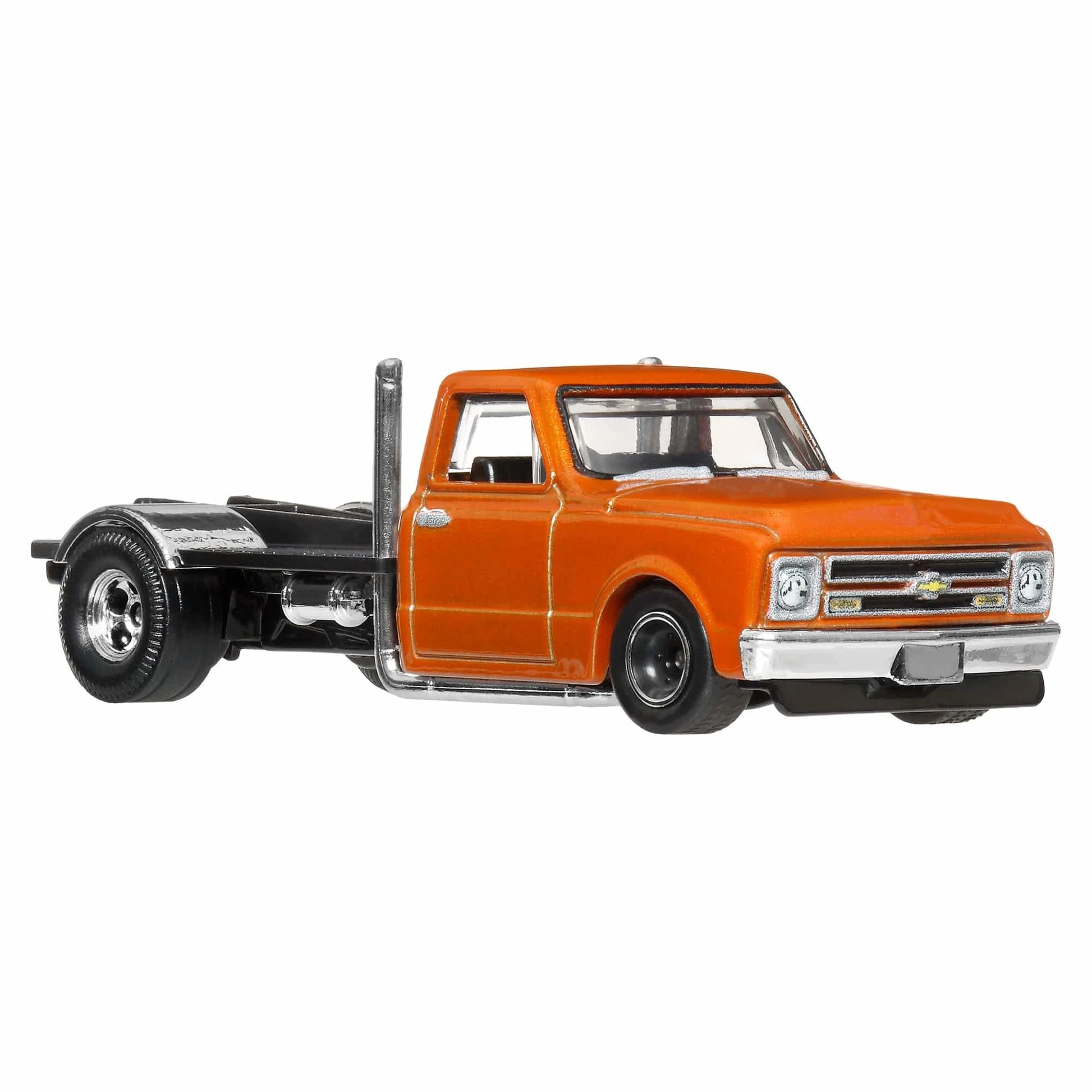 Hot Wheels 1:64 scale 1967 Chevy Custom C-10 Fast & Furious premium die-cast truck with Real Riders wheels.