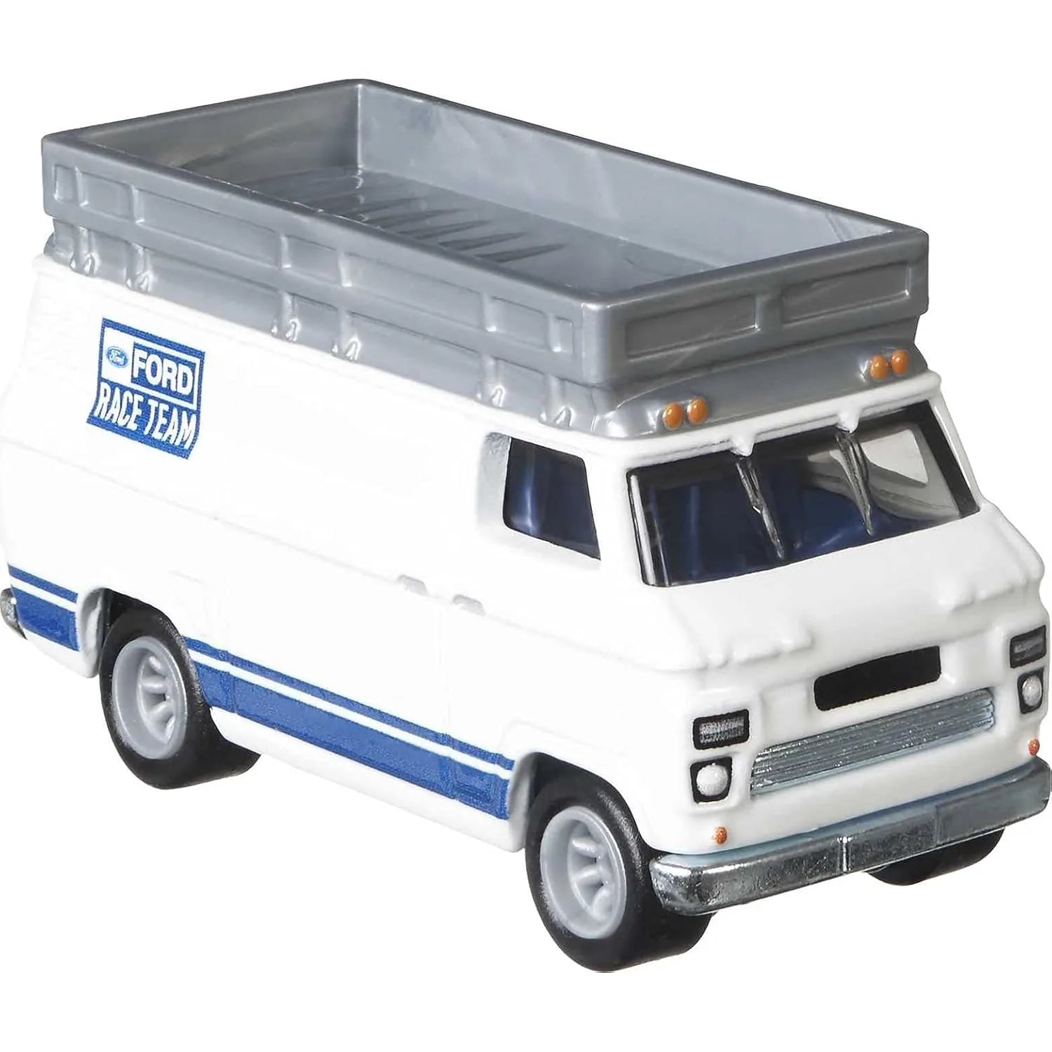 Hot Wheels 1:64 Ford RS200 and Rally Van Team Transport #33 GTT28 FLF56 premium die-cast set.