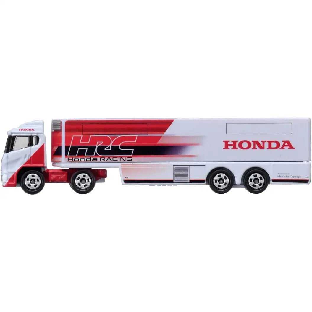 Tomica Long Type No. 149 Honda HRC Motorhome die-cast transporter by Takara Tomy