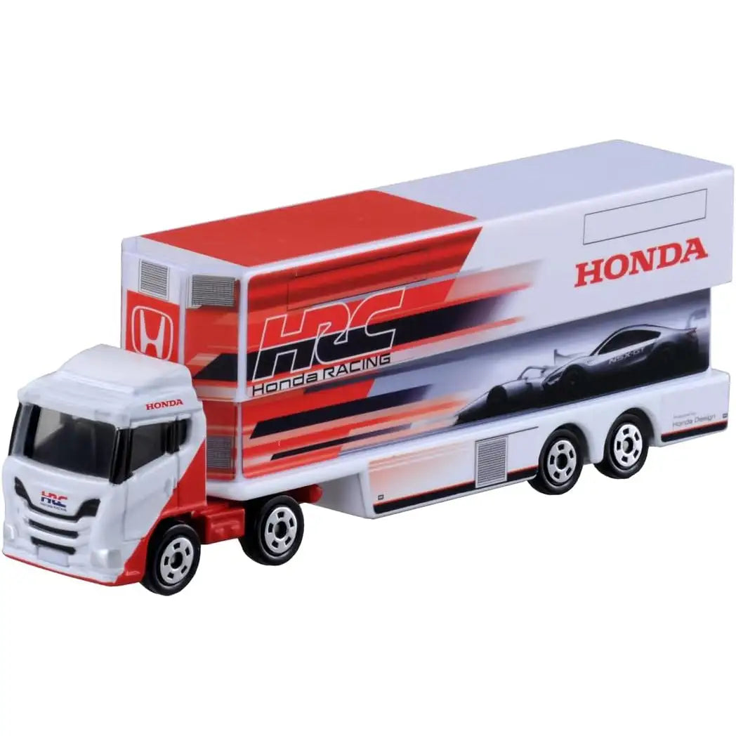 Tomica Long Type No. 149 Honda HRC Motorhome die-cast transporter by Takara Tomy