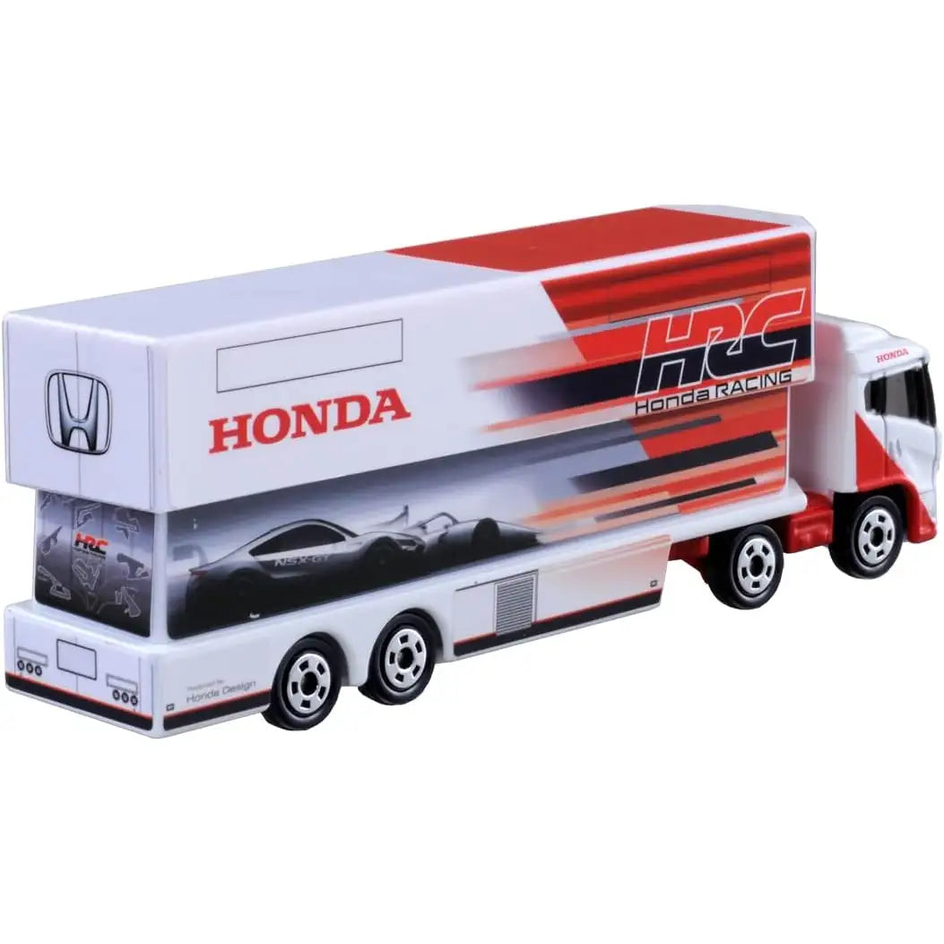 Tomica Long Type No. 149 Honda HRC Motorhome die-cast transporter by Takara Tomy