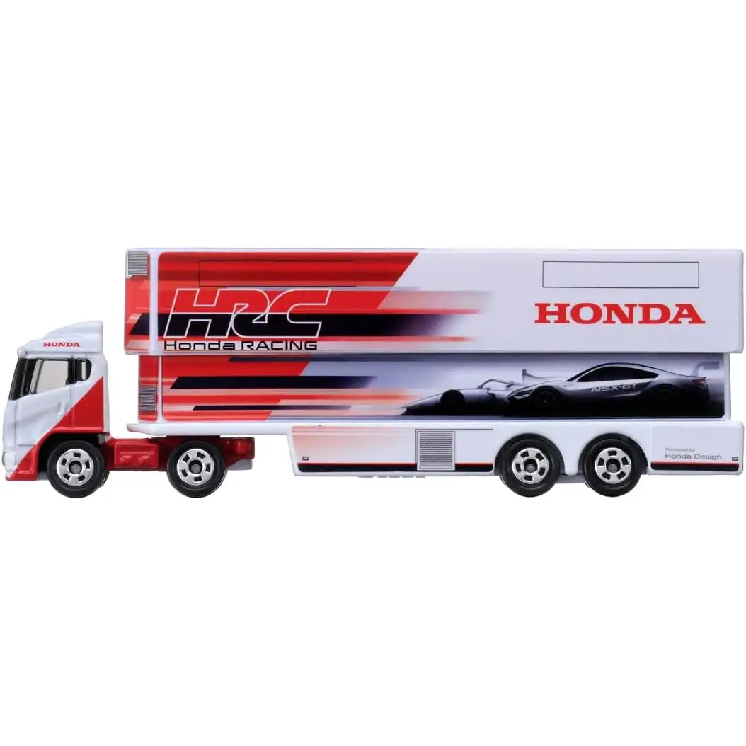 Tomica Long Type No. 149 Honda HRC Motorhome die-cast transporter by Takara Tomy