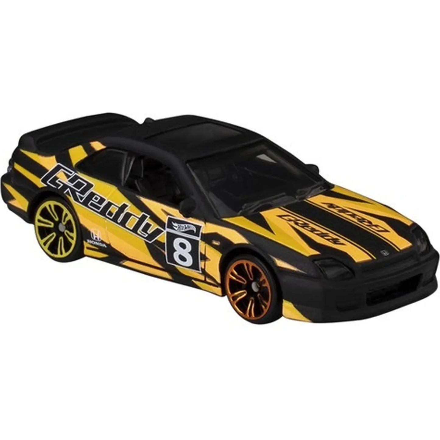 Hot Wheels 1:64 scale die-cast model of the '98 Honda Prelude from the Neon Speeders Silver Series.