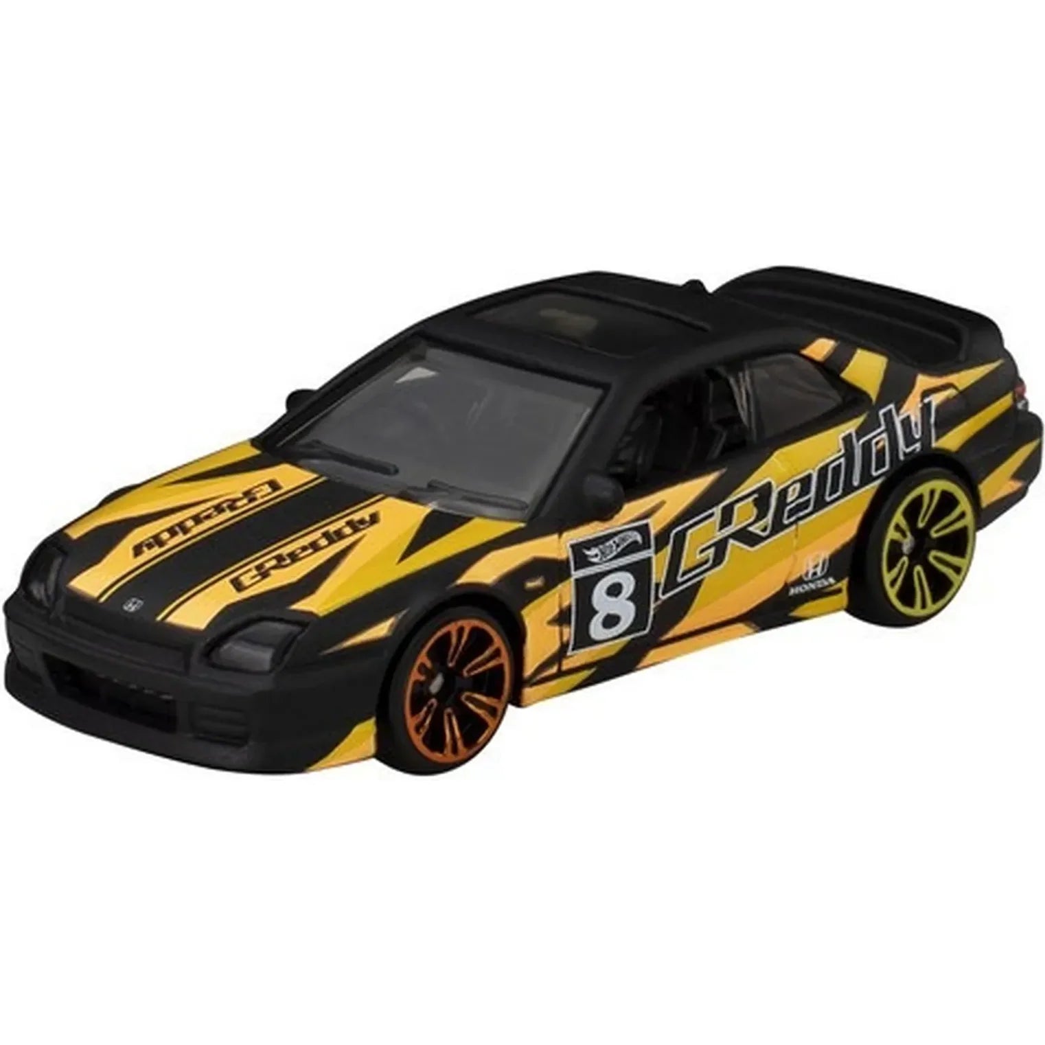 Hot Wheels 1:64 scale die-cast model of the '98 Honda Prelude from the Neon Speeders Silver Series.
