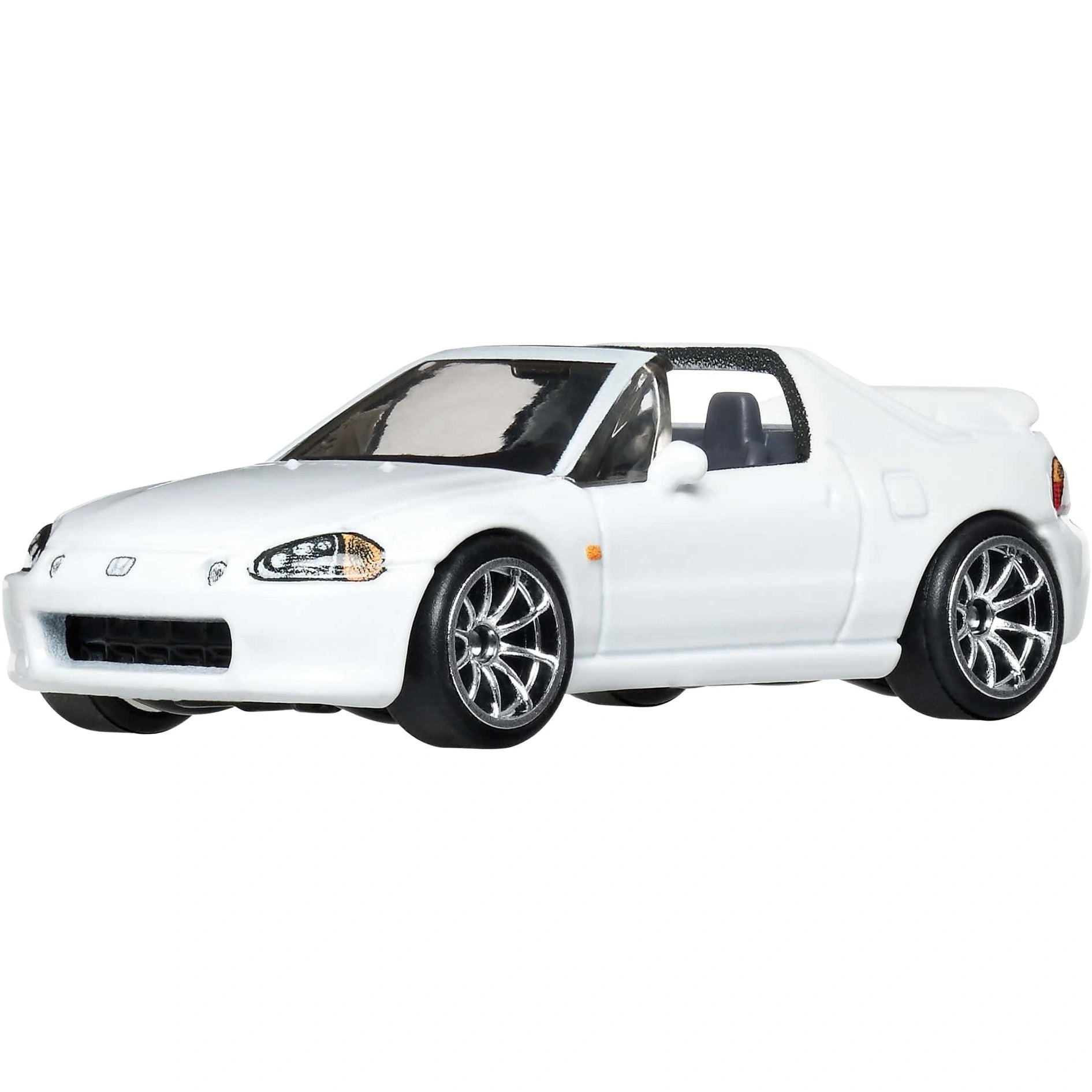 Hot Wheels Premium Fast & Furious 1994 Honda Del Sol 1:64 die-cast car with Real Riders wheels and Metal/Metal construction.