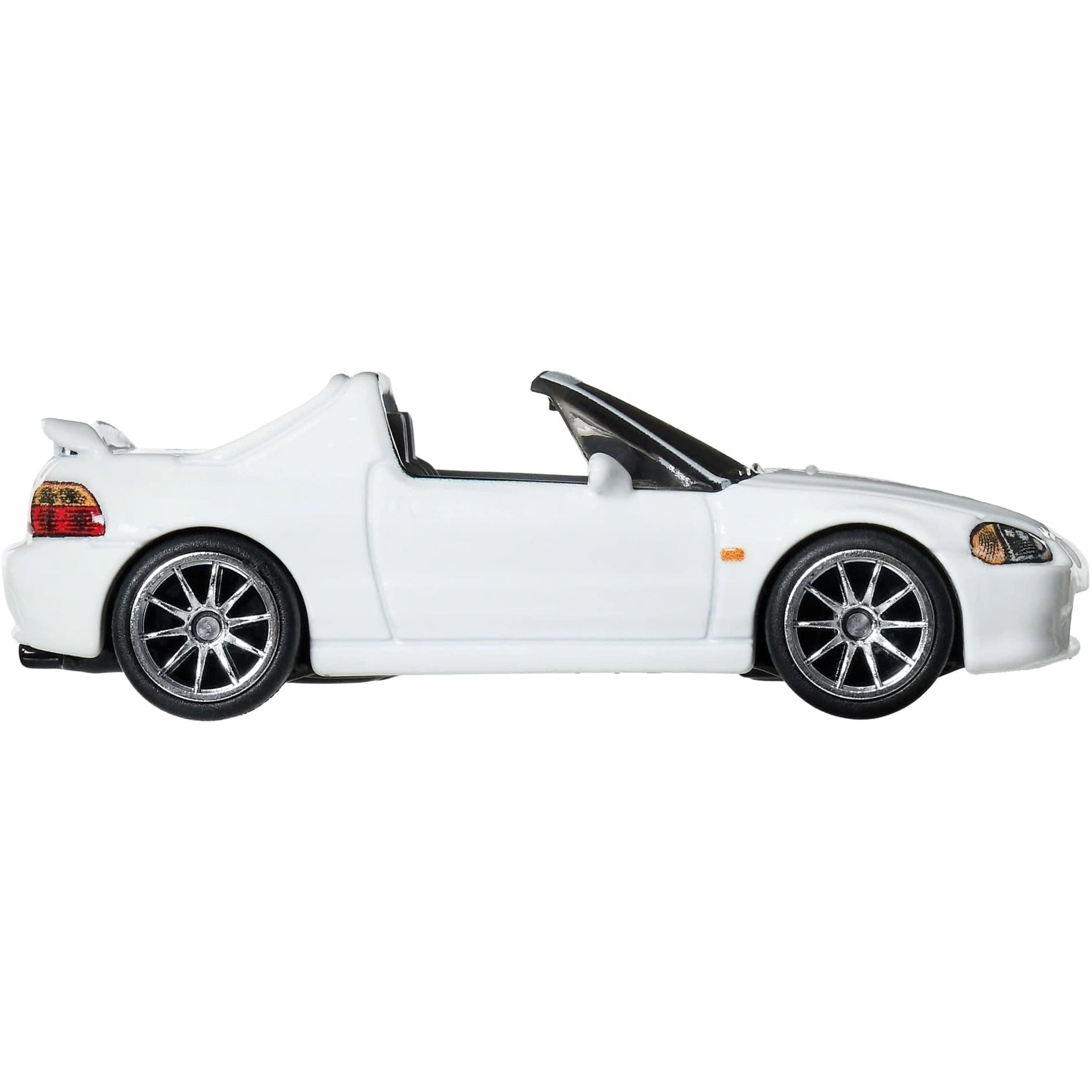 Hot Wheels Premium Fast & Furious 1994 Honda Del Sol 1:64 die-cast car with Real Riders wheels and Metal/Metal construction.
